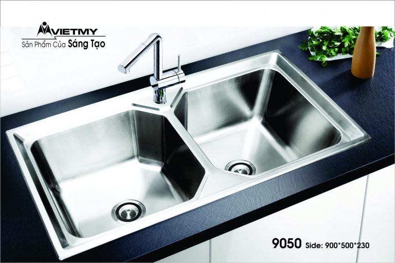 Chậu rửa chén inox 2 hộc đều Việt Mỹ giá rẻ Chậu rửa chén inox 2 hộc đều Việt Mỹ giá rẻ nhất tại Tphcm