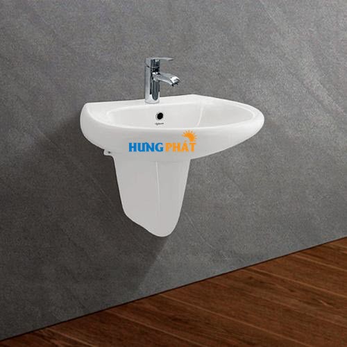 Bên cạnh các loại chậu rửa thông thường, không chân trụ xuống sàn nhà tắm thì bộ đôi chậu rửa và chân chậu rửa lại trở nên vững chắc và bền hơn tai-sao-nen-su-dung-chan-chau-rua-mat-viglacera1