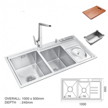 CHẬU RỬA CHÉN INOX PROLAX PRCC-2923
