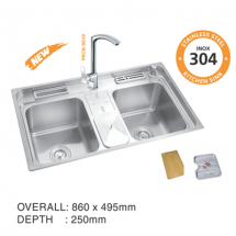 CHẬU RỬA CHÉN INOX PROLAX PRCC-3505