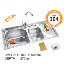CHẬU RỬA CHÉN INOX PROLAX PRCC-3506