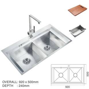 CHẬU RỬA CHÉN INOX PROLAX PRCC-2981