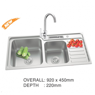 CHẬU RỬA CHÉN INOX PROLAX PRCC-2827