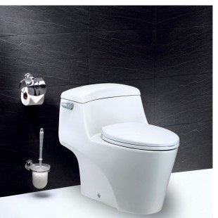 Bàn cầu 1khối nắp êm Caesar CD1353