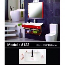 Lavabo kiếng Việt Mỹ 6122