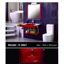 Lavabo kiếng Việt Mỹ K-6041