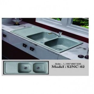 Chậu Rửa Chén Đá Nhân Tạo Việt Mỹ S2NC-02