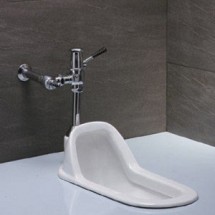 Xí xổm Caesar C1250 + Van xả gạt BF446