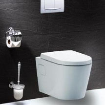 Bồn cầu thoát ngang Caesar CPT1503 (Nắp đóng êm