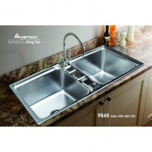 Chậu rửa chén inox Việt Mỹ 9848